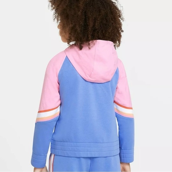 Girl’s Nike Sportswear Heritage Full Zip Hoodie - Picture 2 of 8